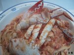 渡り蟹のトマトクリームスパゲッテ.JPG